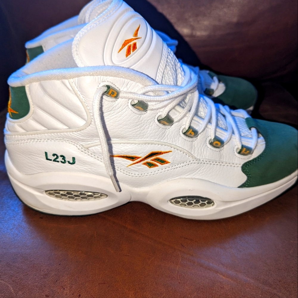 Size 12 - Reebok Question Mid Packer Shoes For Player Only - LeBron James